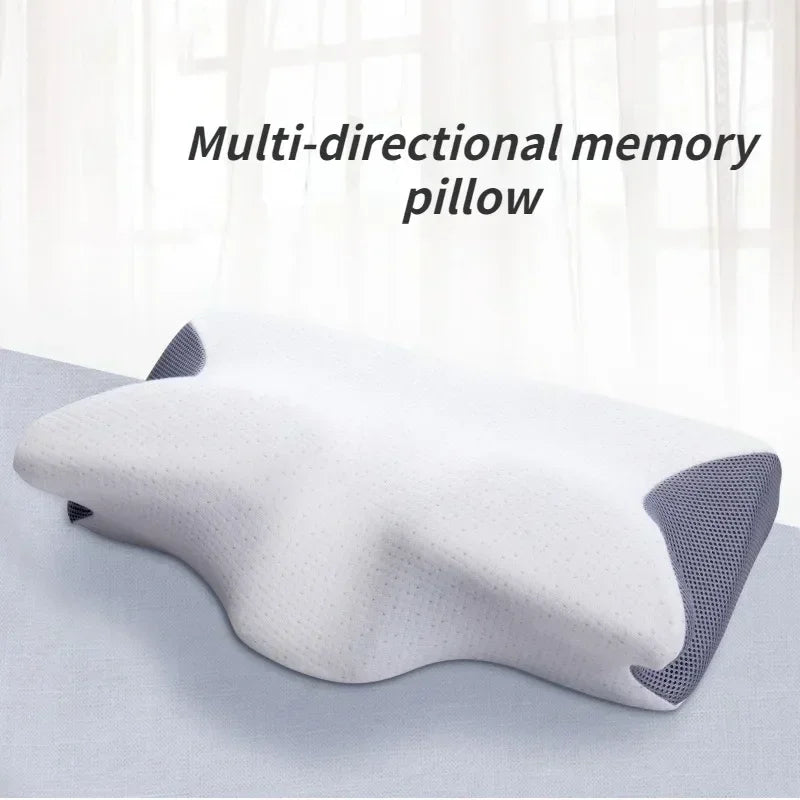 Cervical pillowcase Butterfly Shaped Pillowcase Soft and Breathable Bed Pillowcase Suitable for Home,Hotel and Hospital use